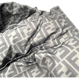 フェンディ FENDI FF総柄リバーシブルダウンジャケット FAA582 カーキ ポリエステル レディース ダウンジャケット