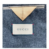 グッチ GUCCI ウールテーラードジャケット 639029 ダークグレー ウール メンズ テーラードジャケット