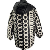 マークジェイコブス MARC JACOBS ロゴ総柄パファージャケット V231M16FA22 ブラック ポリエステル メンズ ダウンジャケット