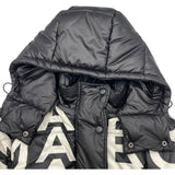マークジェイコブス MARC JACOBS ロゴ総柄パファージャケット V231M16FA22 ブラック ポリエステル メンズ ダウンジャケット
