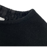 クリスチャン・ディオール Christian Dior オブリークノーカラーコート 310M67A1375 ブラック ウール レディース ノーカラージャケット