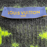 ルイ・ヴィトン LOUIS VUITTON モノグラム総柄モヘアニットカーディガン HNN05W マルチカラー モヘア メンズ カーディガン