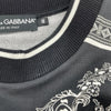 ドルチェ＆ガッバーナ Dolce & Gabbana DGロゴ総柄スウェットシャツ G90W6T ブラック コットン メンズ スウェット