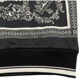 ドルチェ＆ガッバーナ Dolce & Gabbana DGロゴ総柄スウェットシャツ G90W6T ブラック コットン メンズ スウェット