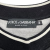 ドルチェ＆ガッバーナ Dolce & Gabbana DGロゴ総柄スウェットシャツ G90W6T ブラック コットン メンズ スウェット