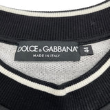 ドルチェ＆ガッバーナ Dolce & Gabbana DGロゴ総柄スウェットシャツ G90W6T ブラック コットン メンズ スウェット