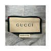 グッチ GUCCI ロゴチェーンプリントプルオーバーパーカー 715911 グレー コットン メンズ パーカー
