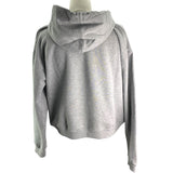 グッチ GUCCI ロゴチェーンプリントプルオーバーパーカー 715911 グレー コットン メンズ パーカー