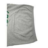 グッチ GUCCI ロゴチェーンプリントプルオーバーパーカー 715911 グレー コットン メンズ パーカー