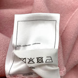 シャネル CHANEL ココマーク刺繍カシミヤニットセーター P76459 ピンク カシミヤ レディース セーター