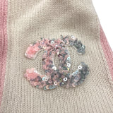 シャネル CHANEL ココマーク刺繍カシミヤニットセーター P76459 ピンク カシミヤ レディース セーター