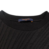 ルイ・ヴィトン LOUIS VUITTON モノグラムロゴ スウェットシャツ HNY02W ブラック コットン メンズ スウェット