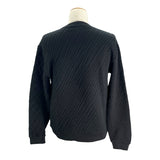 ルイ・ヴィトン LOUIS VUITTON モノグラムロゴ スウェットシャツ HNY02W ブラック コットン メンズ スウェット