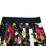 ドルチェ＆ガッバーナ Dolce & Gabbana 花柄プリーツロングスカート F4A3BT-FSATG-H ブラック シルク レディース ロングスカート