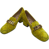 グッチ GUCCI GGベルベットパンプス 525082 イエロー ベロア レディース パンプス