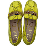 グッチ GUCCI GGベルベットパンプス 525082 イエロー ベロア レディース パンプス