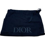クリスチャン・ディオール Christian Dior オブリーク総柄レザーローファー ブラック レザー メンズ ローファー