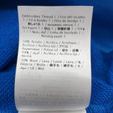 ヴァレンティノ VALENTINO 刺繍パーカー 1V3MF22U8RM ブルー ナイロン メンズ パーカー