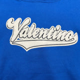 ヴァレンティノ VALENTINO 刺繍パーカー 1V3MF22U8RM ブルー ナイロン メンズ パーカー