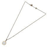 ブルガリ BVLGARI ブルガリブルガリ ホワイトシェル ネックレス ピンクゴールド Au750 ジュエリー