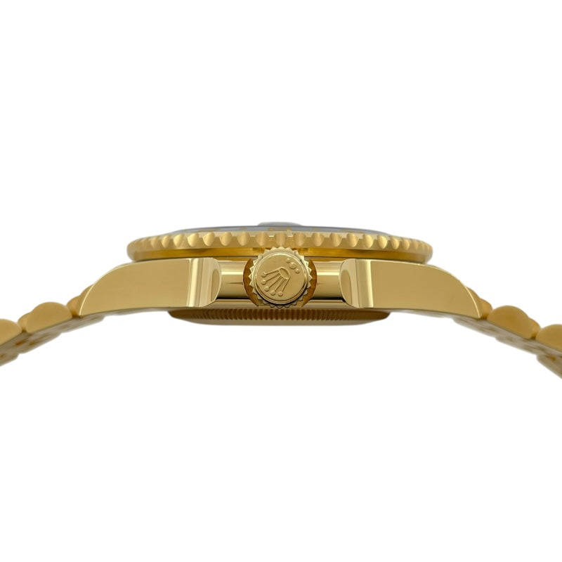 ロレックス ROLEX GMTマスター2 126718GRNR ブラック K18YG メンズ