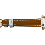 エルメス HERMES Hウォッ ミニ ホワイトシェル HH1.173 ホワイト K18PG クオーツ レディース 腕時計