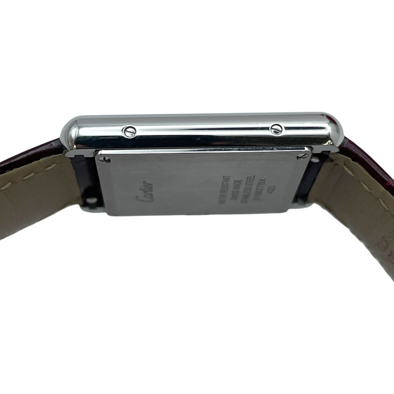 カルティエ Cartier マストタンクLM WSTA0054 ボルドー SS クオーツ