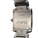 カルティエ Cartier タンクフランセーズSM W51008Q3 ホワイト ステンレススチール クオーツ レディース 腕時計