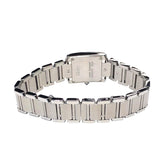 カルティエ Cartier タンクフランセーズSM W51008Q3 ホワイト ステンレススチール クオーツ レディース 腕時計