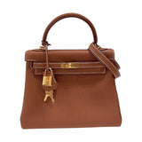 エルメス HERMES ケリー25 内縫い K刻 ゴールド ゴールド金具 トゴ レディース ハンドバッグ ショルダーバッグ