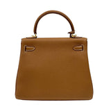 エルメス HERMES ケリー25 内縫い K刻 ゴールド ゴールド金具 トゴ レディース ハンドバッグ ショルダーバッグ