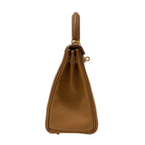 エルメス HERMES ケリー25 内縫い K刻 ゴールド ゴールド金具 トゴ レディース ハンドバッグ ショルダーバッグ