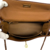 エルメス HERMES ケリー25 内縫い K刻 ゴールド ゴールド金具 トゴ レディース ハンドバッグ ショルダーバッグ