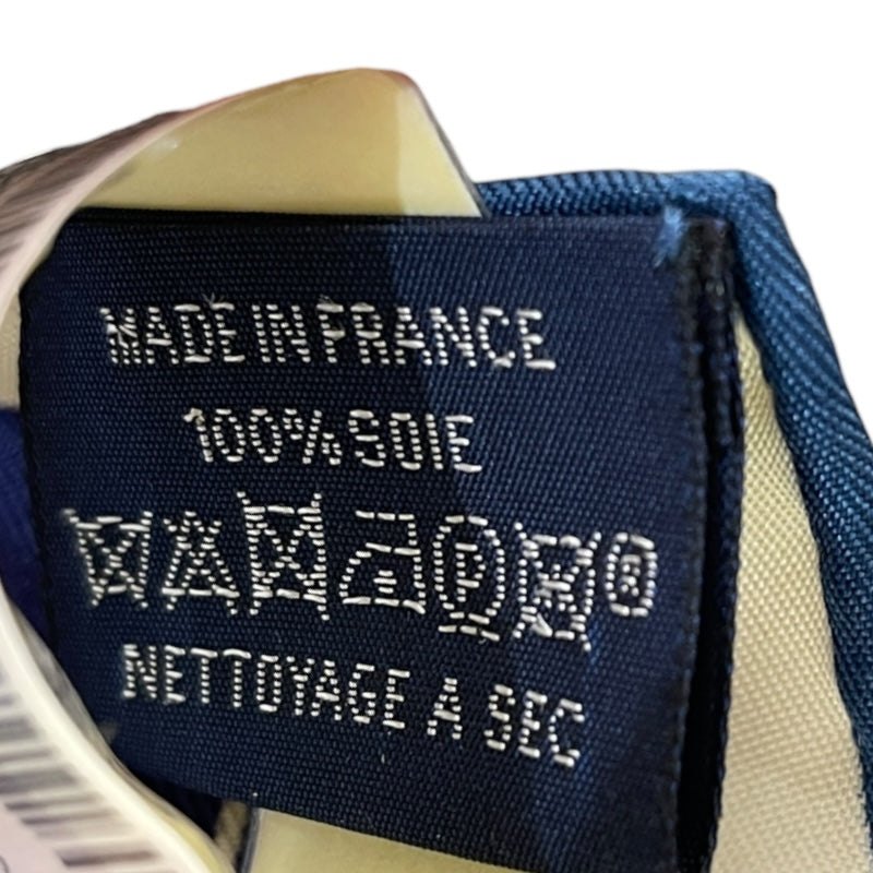 エルメス HERMES カレ90 Complication Equestre ブルー シルク ユニ