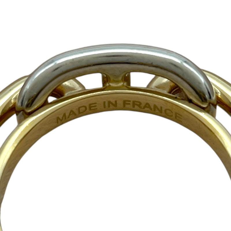 エルメス HERMES ルガデスカーフリング GD・SV メタル レディース