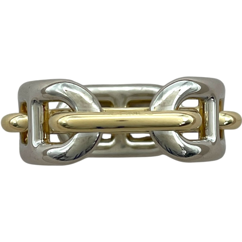 エルメス HERMES ルガデスカーフリング GD・SV メタル レディース