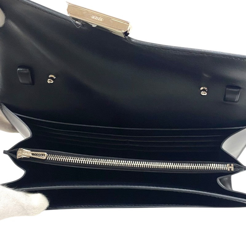 エルメス HERMES コンスタンストゥーゴー W刻印 ブラック シルバー金具 ボックスカーフ レディース ショルダーバッグ エルメス HERMES コンスタンストゥーゴー W刻印 ブラック シルバー金具