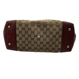 グッチ GUCCI ホースビット ウェブライン トートバッグ 296850 ベージュ/レッド GGキャンバス レディース トートバッグ