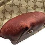 グッチ GUCCI ホースビット ウェブライン トートバッグ 296850 ベージュ/レッド GGキャンバス レディース トートバッグ