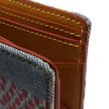 ルイ・ヴィトン LOUIS VUITTON ポルトフォイユ・ミュルティプル N00186 デニム ダミエデニム・LVバーズ メンズ 二つ折り財布