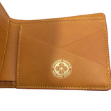 ルイ・ヴィトン LOUIS VUITTON ポルトフォイユ・ミュルティプル N00186 デニム ダミエデニム・LVバーズ メンズ 二つ折り財布