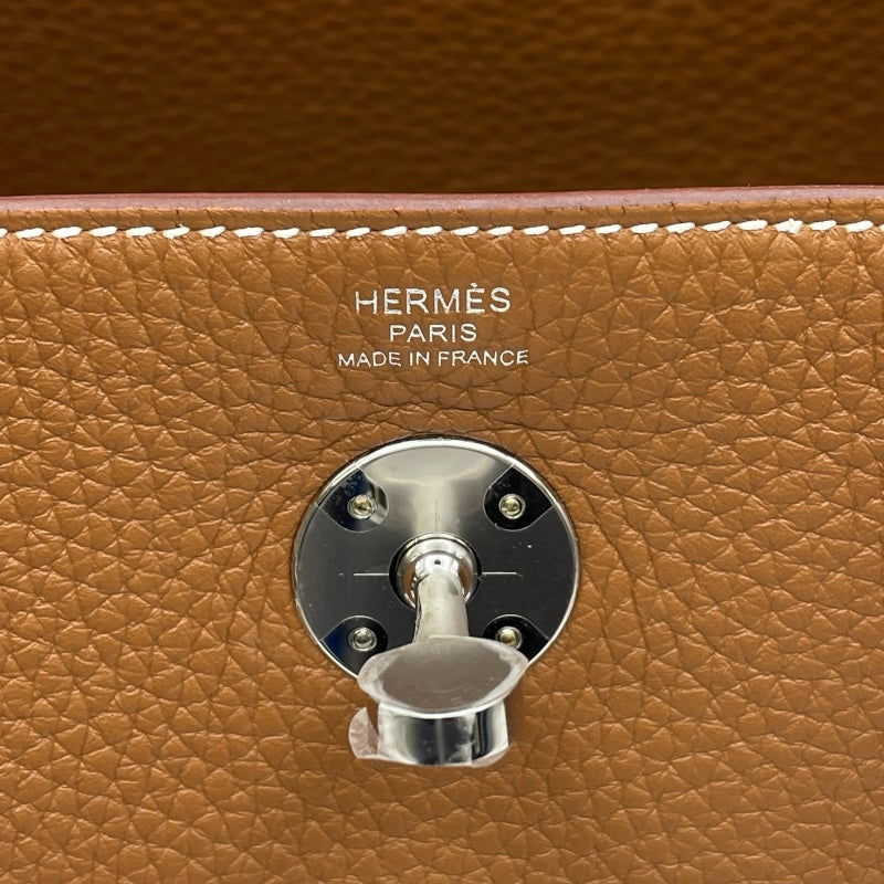 エルメス HERMES リンディ26 W刻 ゴールド SV金具 トリヨン レディース ショルダーバッグ
