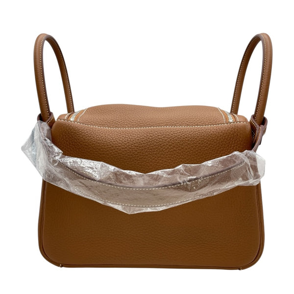 エルメス HERMES リンディ26 W刻 ゴールド SV金具 トリヨン レディース ショルダーバッグ