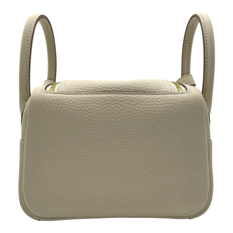 エルメス HERMES リンディミニ K刻 クレ GD金具 トリヨン レディース ショルダーバッグ