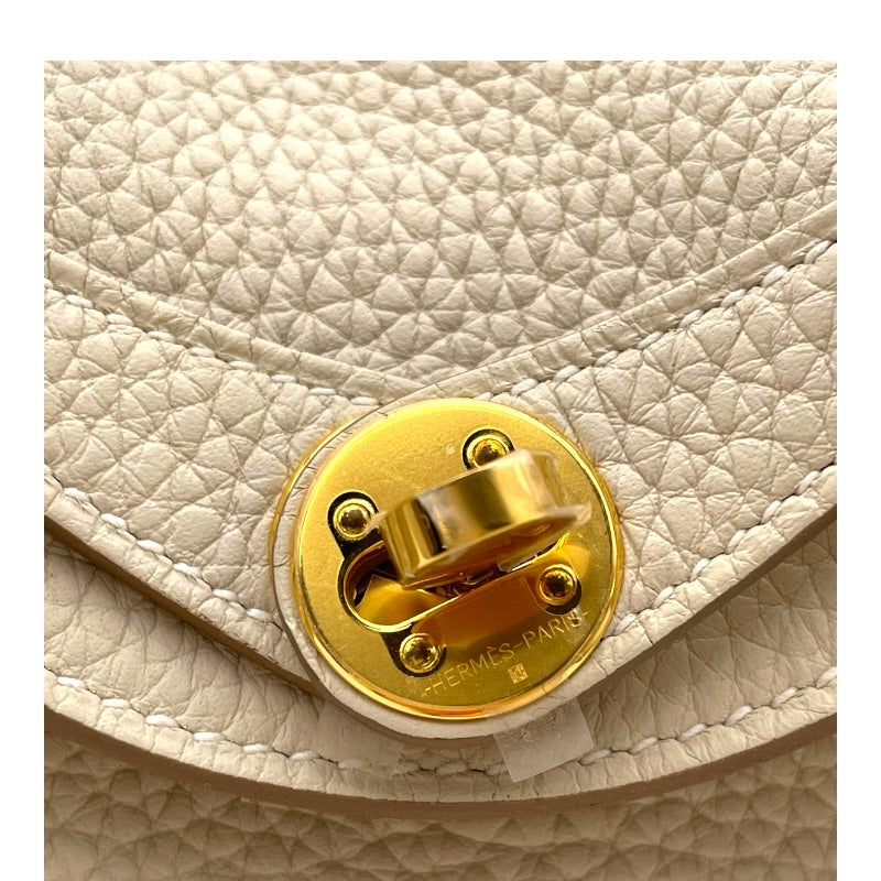エルメス HERMES リンディミニ K刻 クレ GD金具 トリヨン レディース ショルダーバッグ