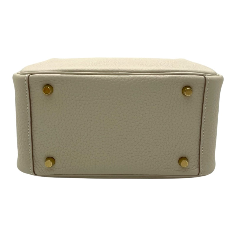 エルメス HERMES リンディミニ K刻 クレ GD金具 トリヨン レディース ショルダーバッグ