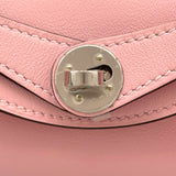 エルメス HERMES リンディミニ K刻 ローズサクラ SV金具 スイフト レディース ショルダーバッグ