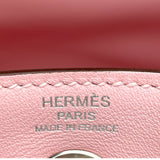 エルメス HERMES リンディミニ K刻 ローズサクラ SV金具 スイフト レディース ショルダーバッグ