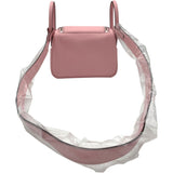 エルメス HERMES リンディミニ K刻 ローズサクラ SV金具 スイフト レディース ショルダーバッグ