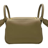 エルメス HERMES リンディミニ ヴェルソ K刻 ベージュマルファ/グリミスティ GD金具 スイフト レディース ショルダーバッグ